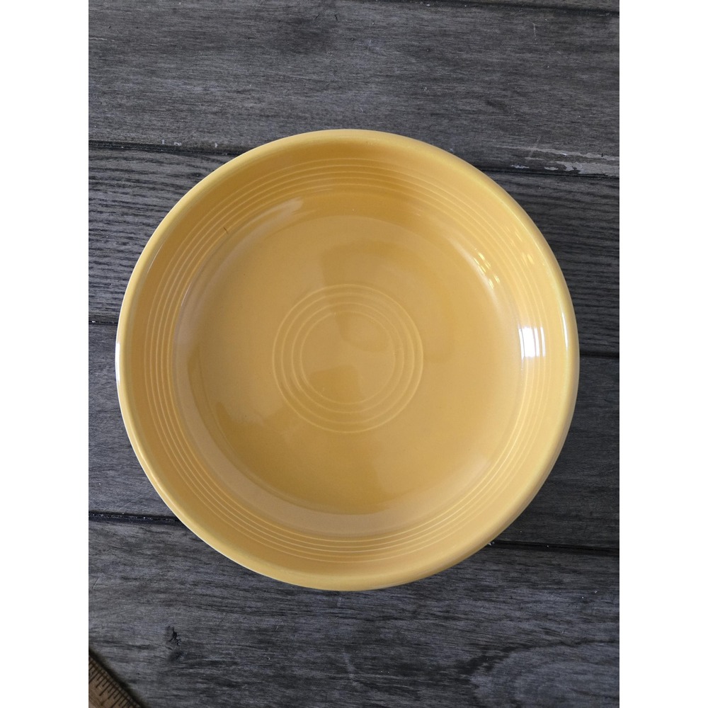 Vintage Homer Laughlin HLC Fiesta Original Yellow 6" Dessert Bowl Fiestaware